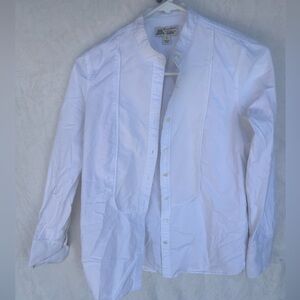 Thomas Mason for J.Crew White Tuxedo Bib Shirt – Size 2